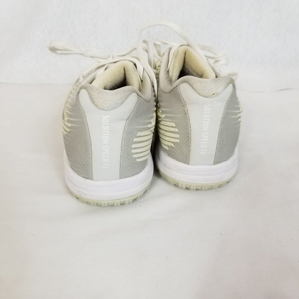 ASICS Solution Speed FF Ribbed Rubber Upper Walking Shoe Off White Size 8 ~ 4398 - Picture 5 of 9